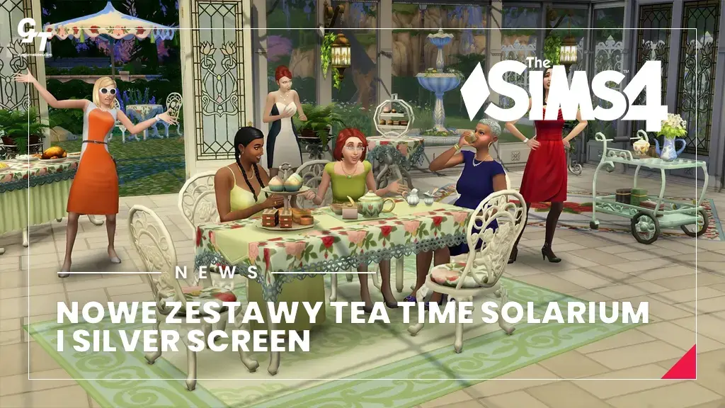 The Sims 4 ujawnia pełną zawartość zestawów Tea Time Solarium i Silver Screen