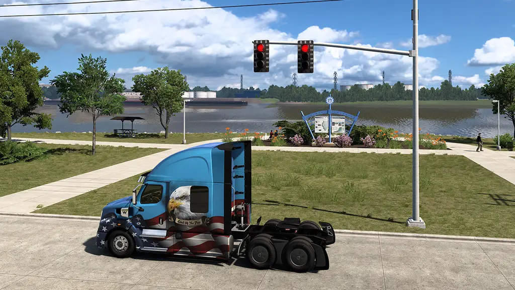 American Truck Simulator – Moline w Illinois DLC zachwyca industrialnym klimatem i historią River