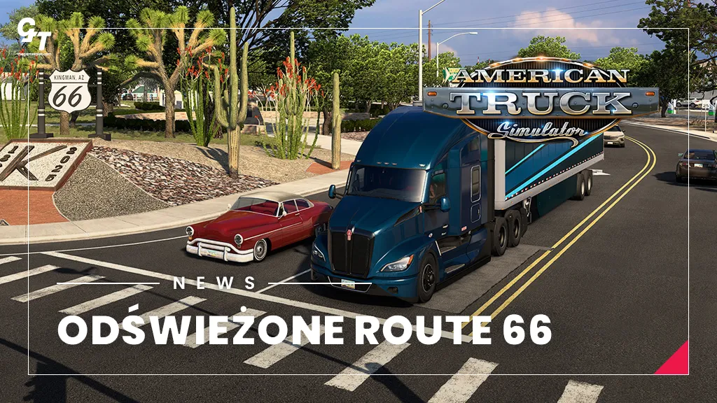 American Truck Simulator odświeżone miasta na trasie Route 66