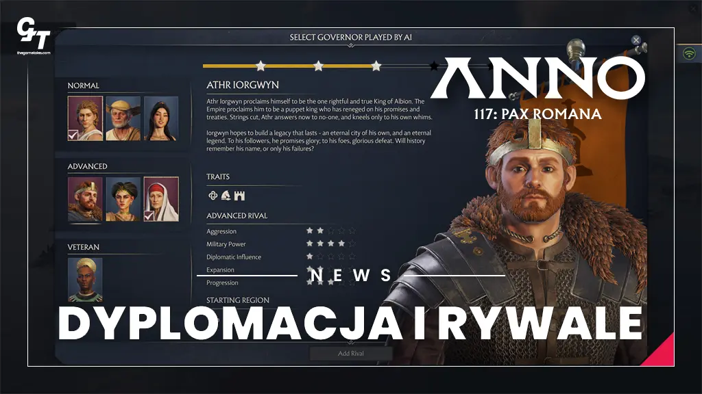 Anno 117: Pax Romana – dyplomacja, rywale i potęga Cesarza
