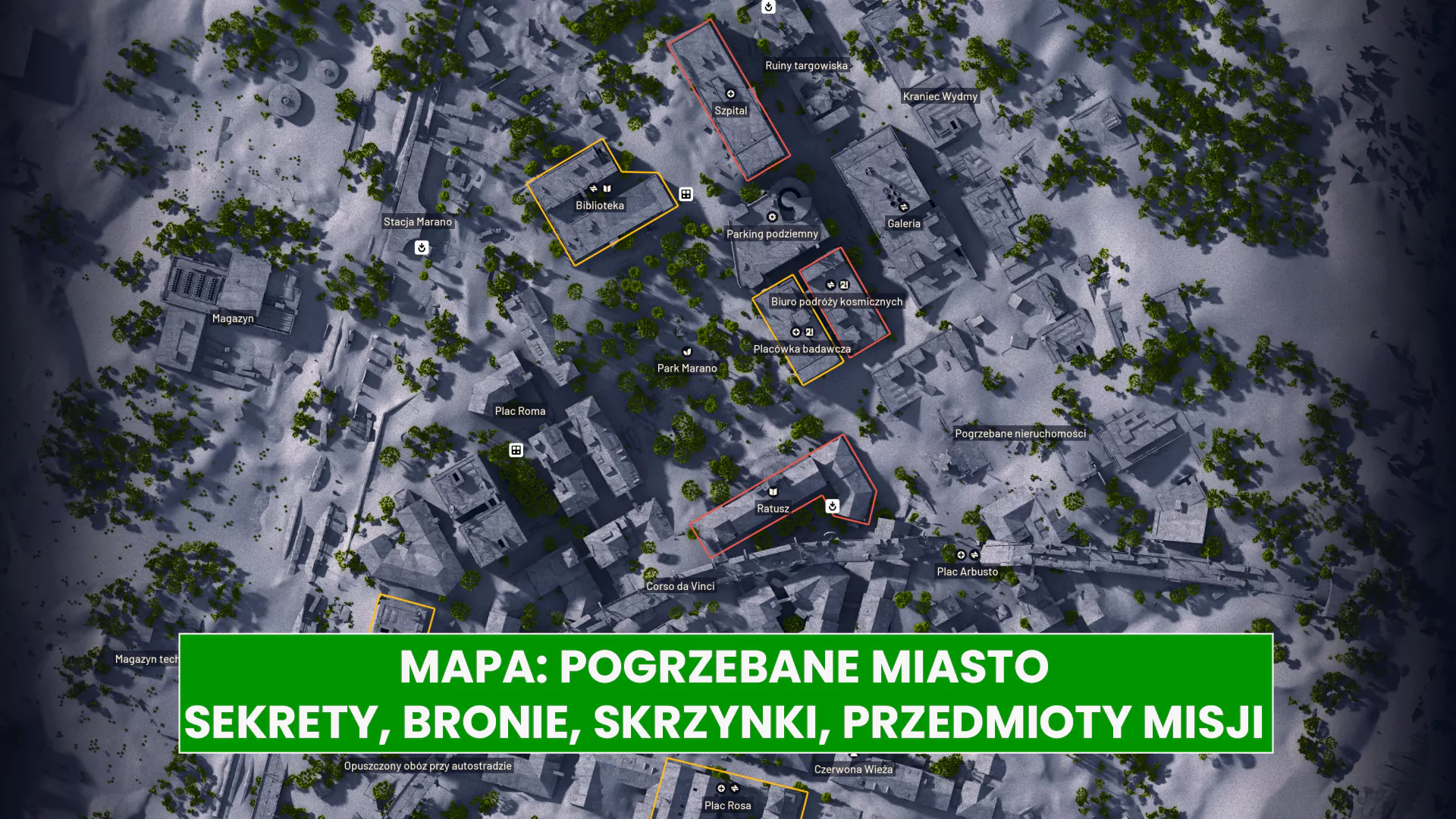 ARC Raiders – mapa: Pogrzebane miasto (Buried City)