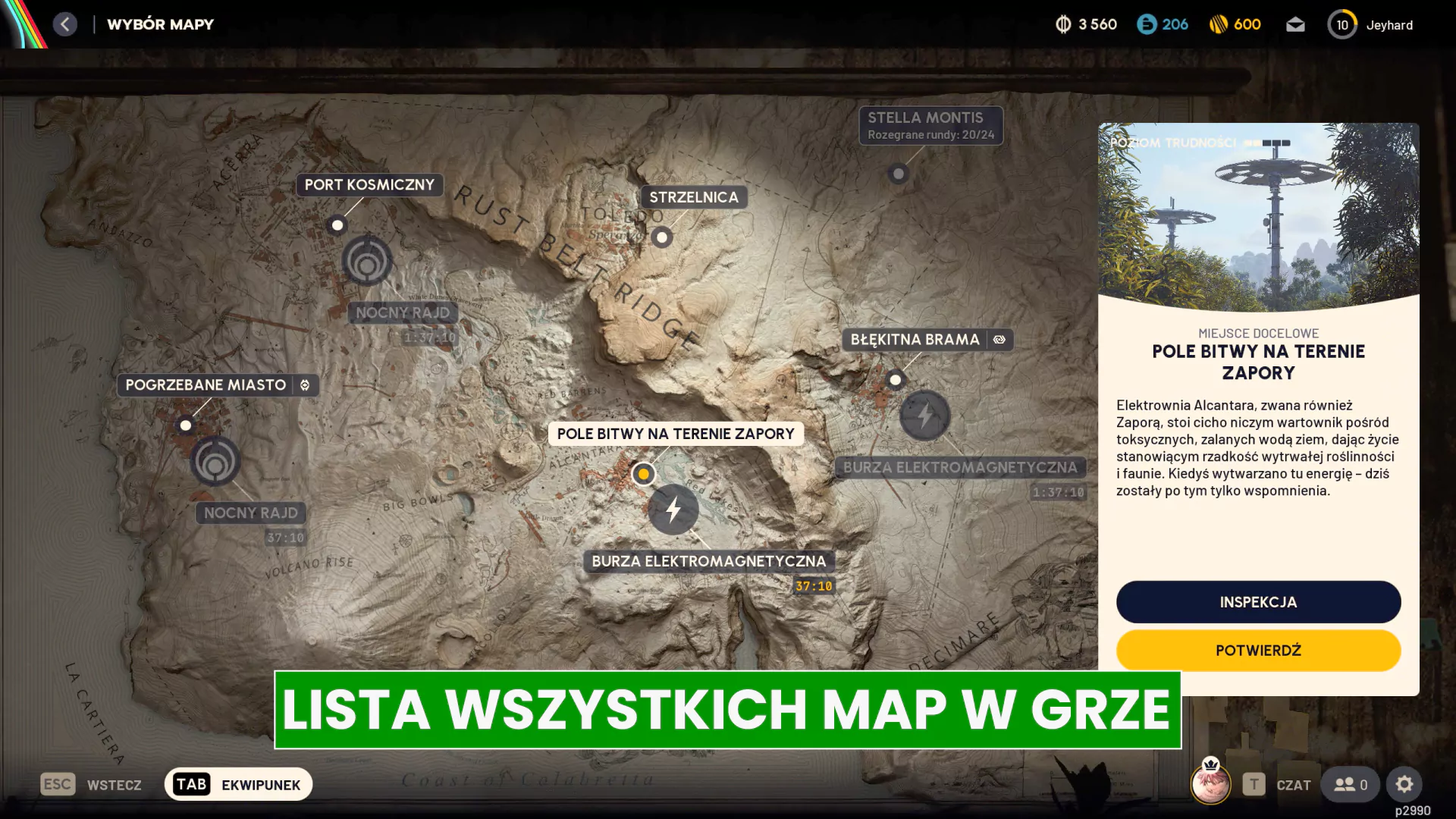 ARC Raiders – wszystkie mapy w grze, lista map