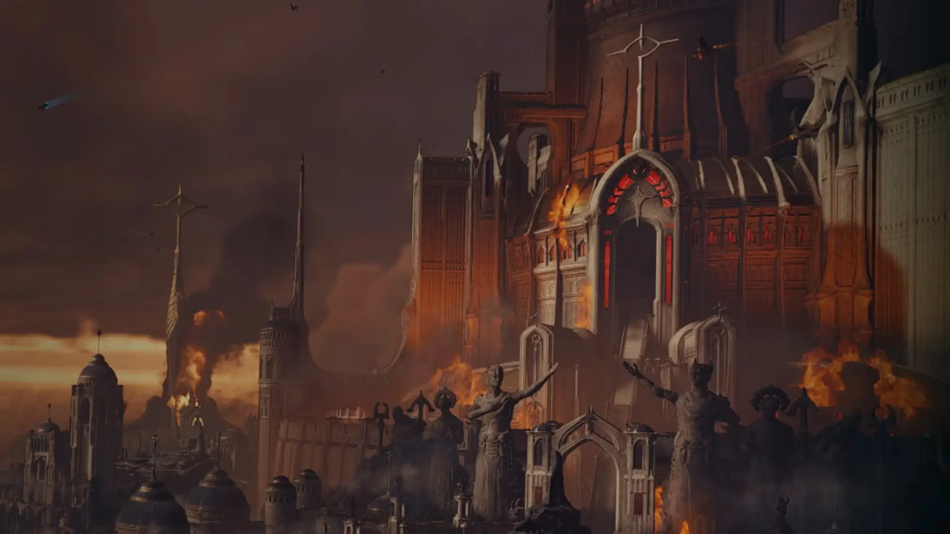 Doom The Dark Ages - mapa Święte Miasto - znajdźki i klucze