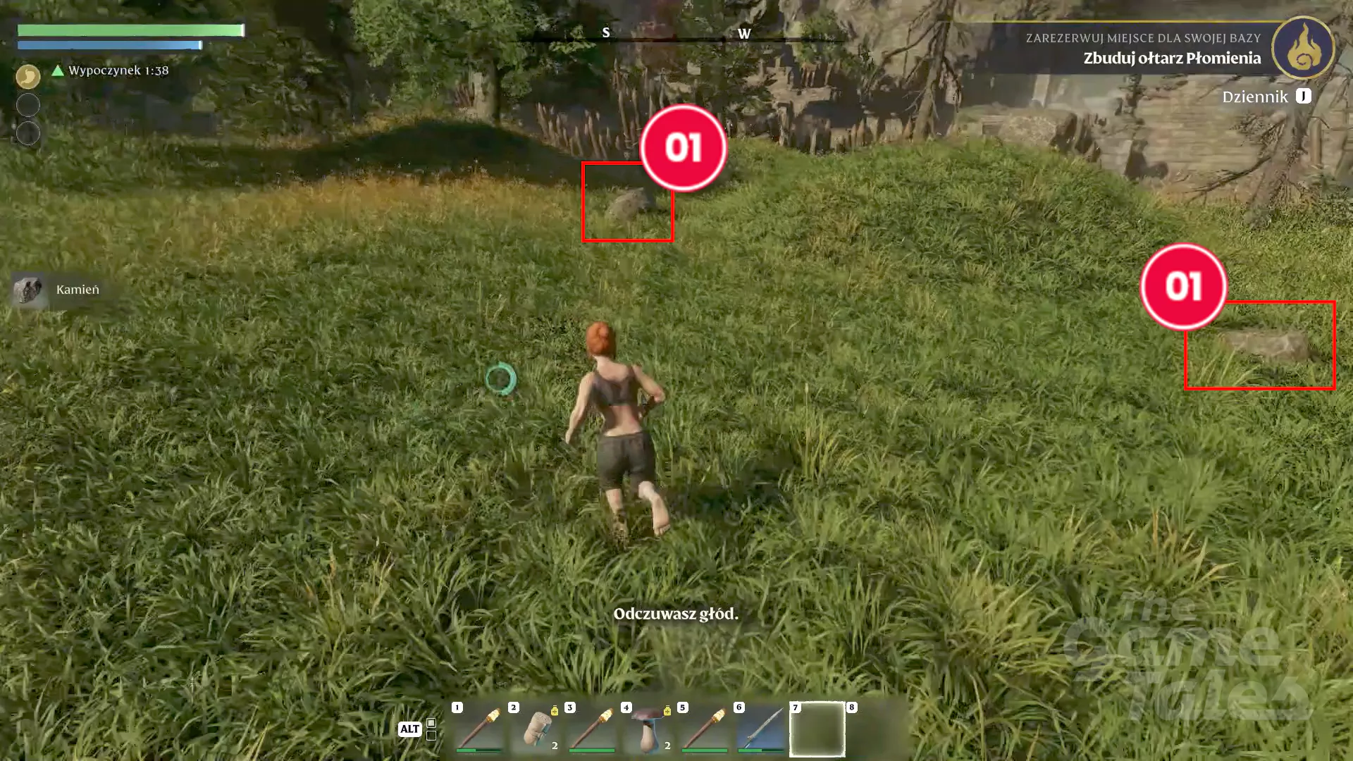 Jak wydobywać kamień (stone) w Enshrouded