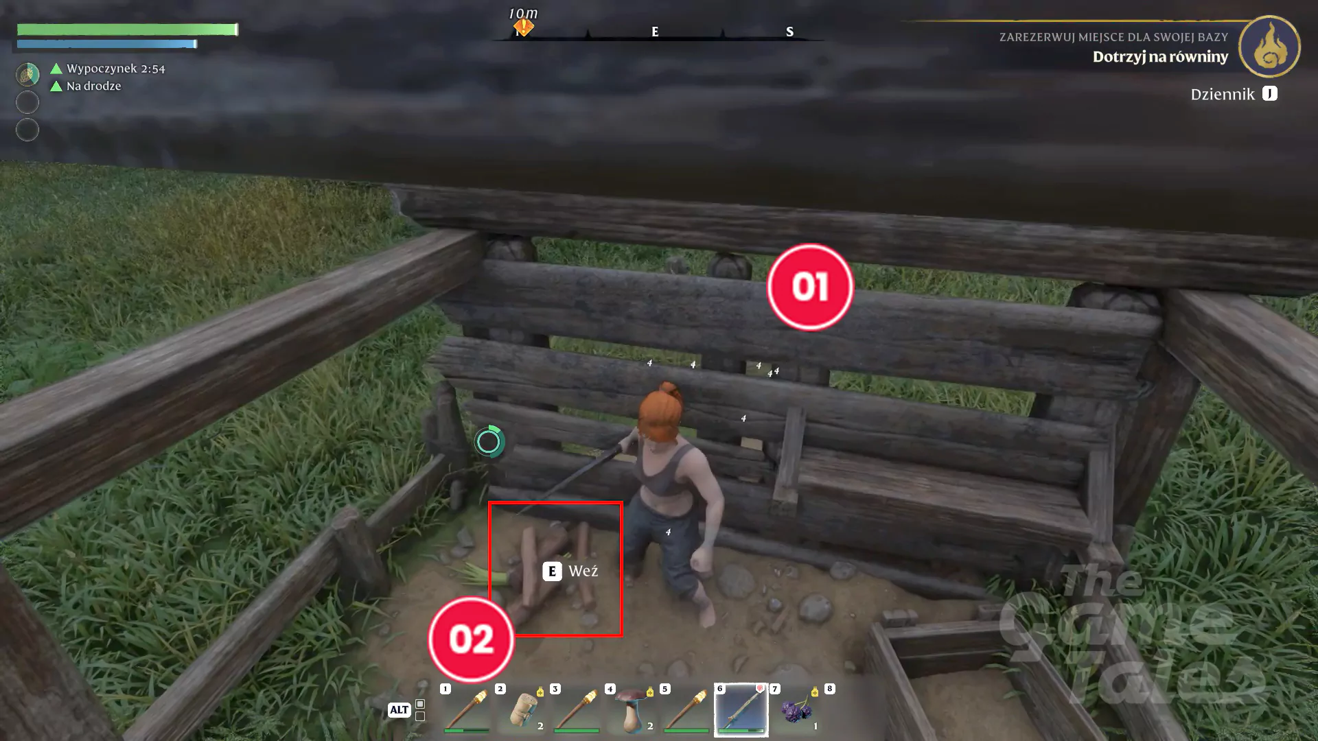 Jak zdobywać kłody drewna (wooden logs) w Enshrouded