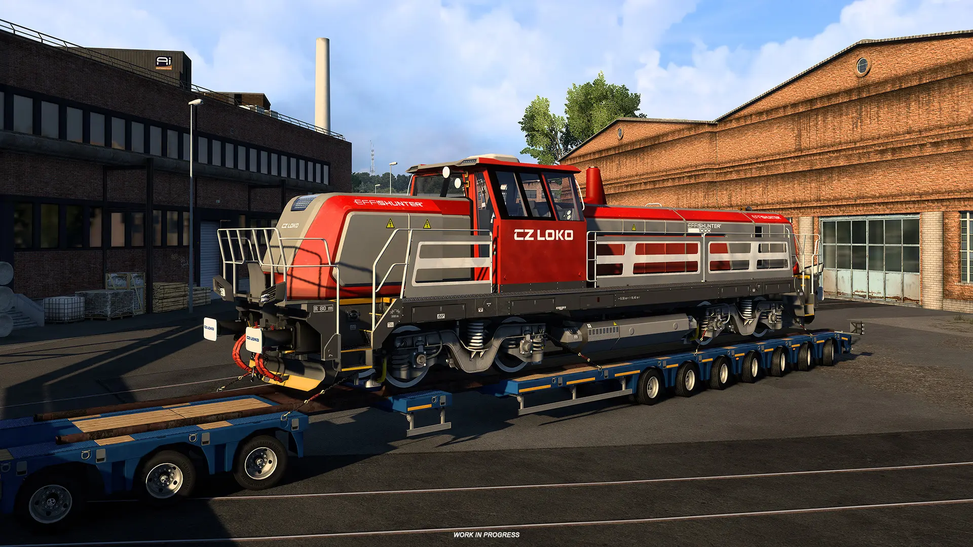 Euro Truck Simulator 2 lokomotywy CZ LOKO nie trafiły jeszcze do produkcji
