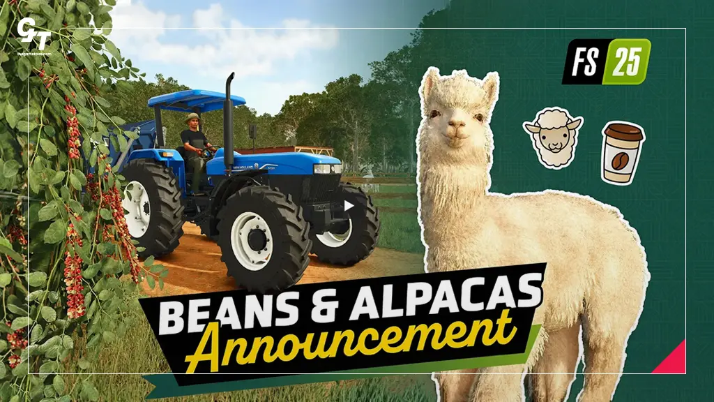 Farming Simulator 25: Beans & Alpacas zabiera nas do Ameryki Południowej – kawa, alpaki i nowe maszyny