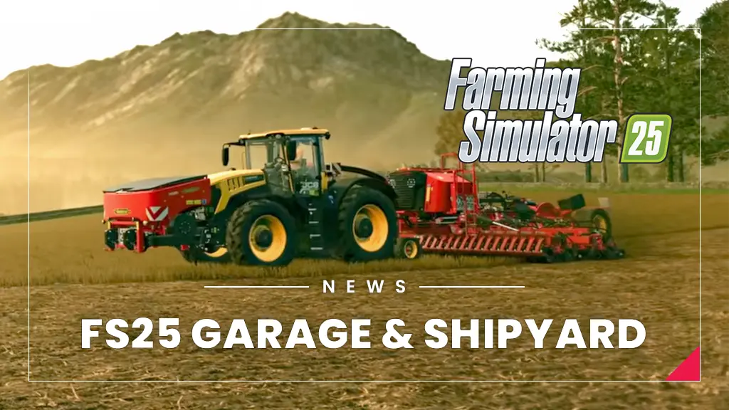 Farming Simulator 25: Highlands Fishing nowy trailer Garage & Shipyard