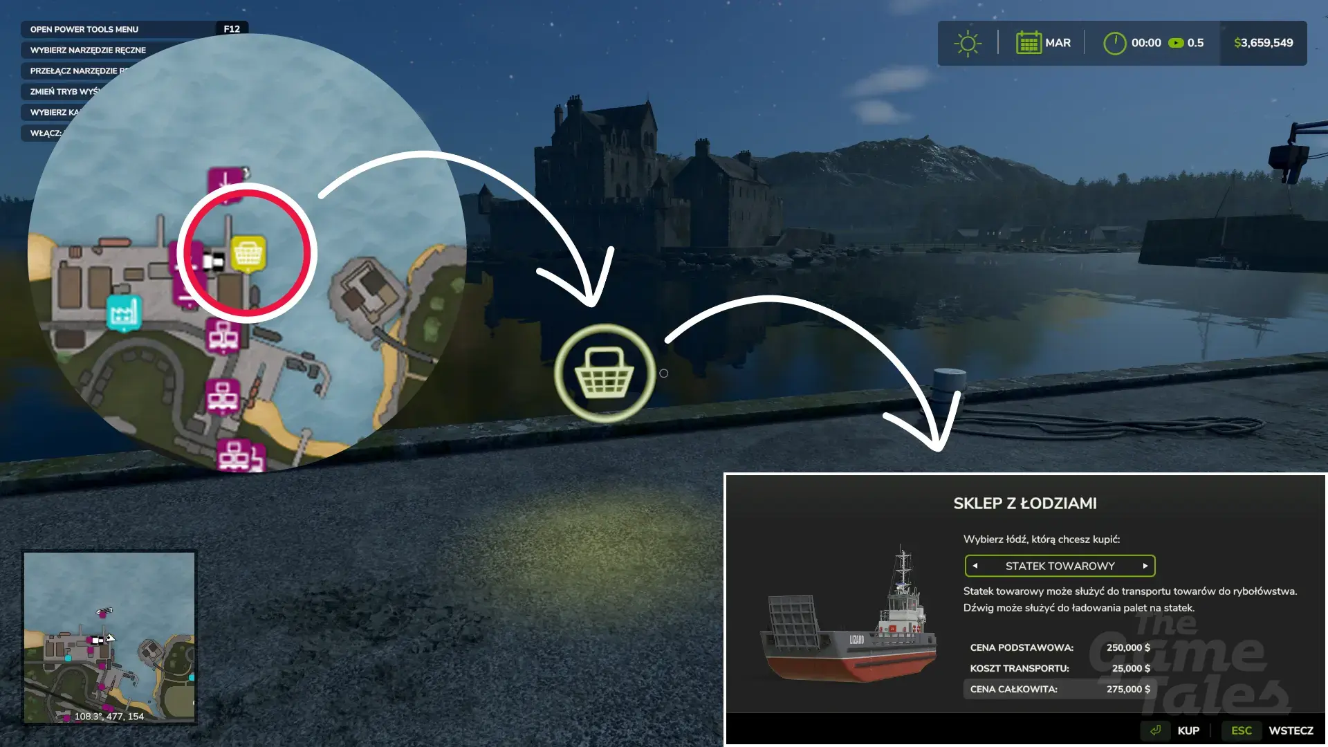 FS25 – Zakup statku transportowego