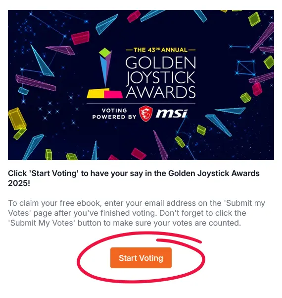 Golden Joystick Awards 2025 - jak zagłosować.