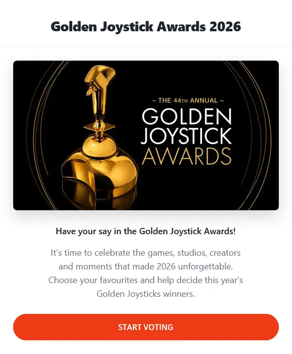 Golden Joystick Awards 2026 z polskimi grami - Twój głos ma znaczenie