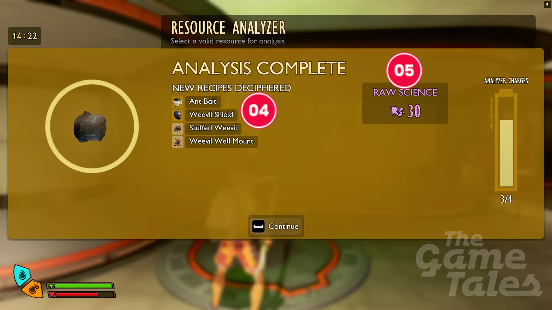 Grounded 2 Resource Analyzer - analizowanie surowców, odblokowywanie nowych receptur