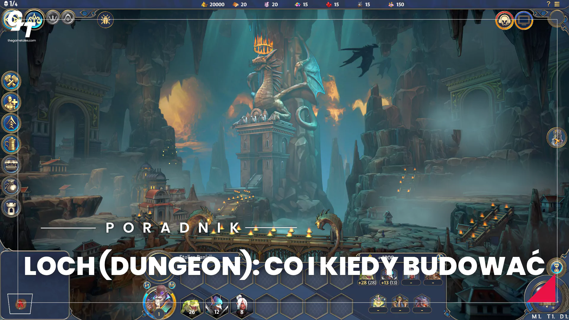 Heroes Olden Era – Loch (Dungeon): najlepsza rozbudowa zamku