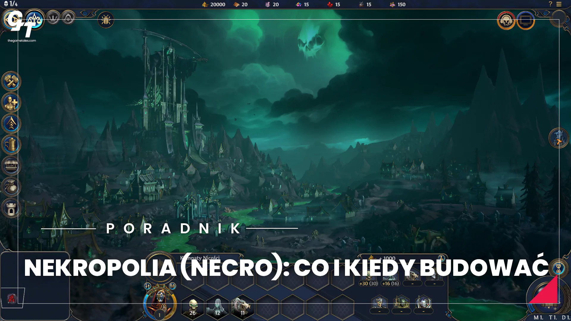Heroes Olden Era – Nekropolia (Necro): najlepsza rozbudowa zamku