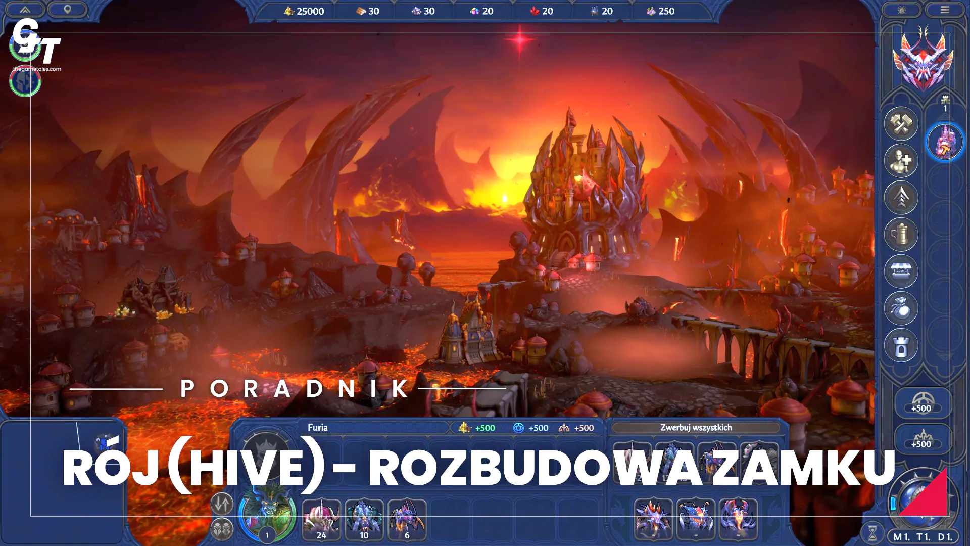 Heroes Olden Era – Rój (Hive): najlepsza rozbudowa zamku
