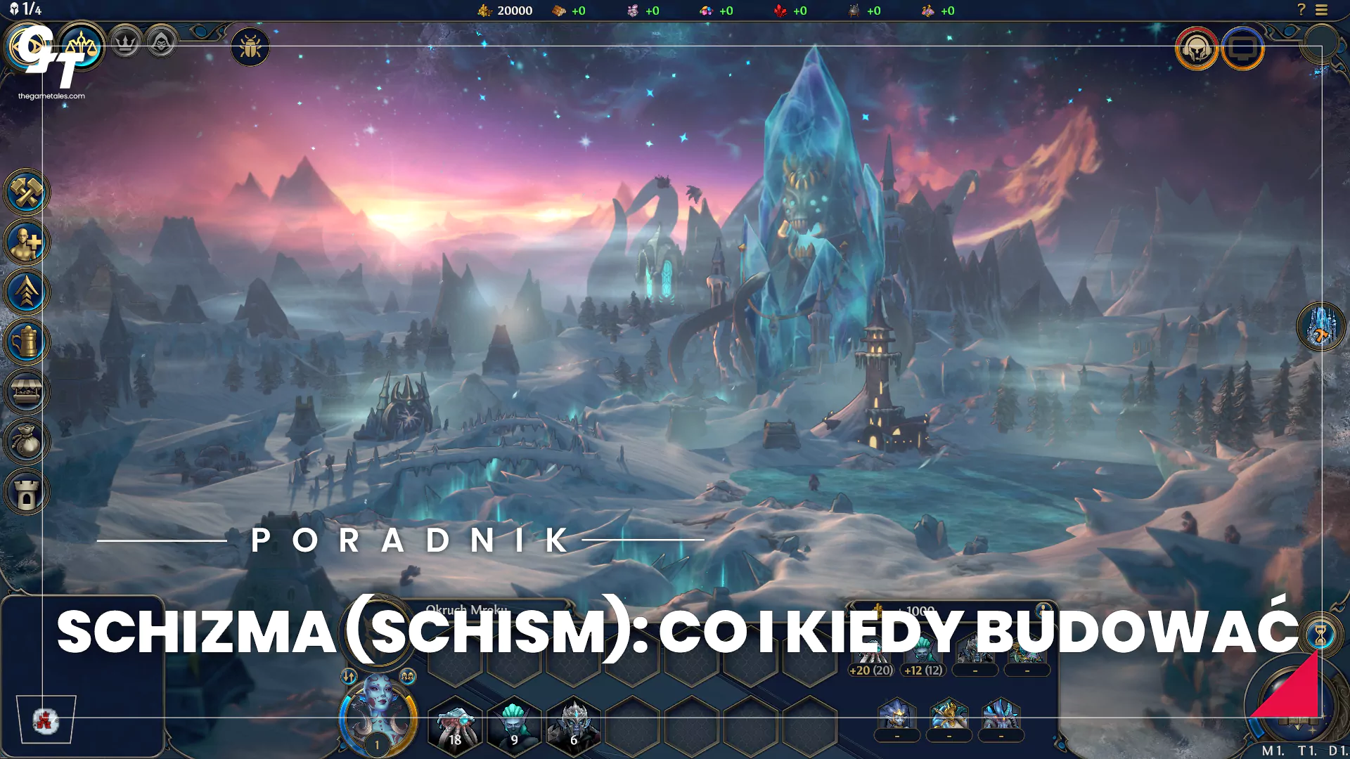 Heroes Olden Era – Schizma (Schism): najlepsza rozbudowa zamku