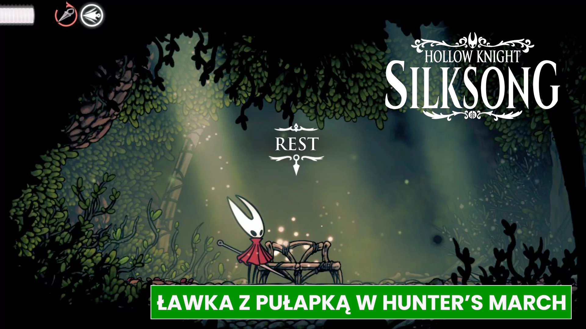 Ławka z pułapką w Hunter's March w Hollow Knight: Silksong - jak ją wyłączyć