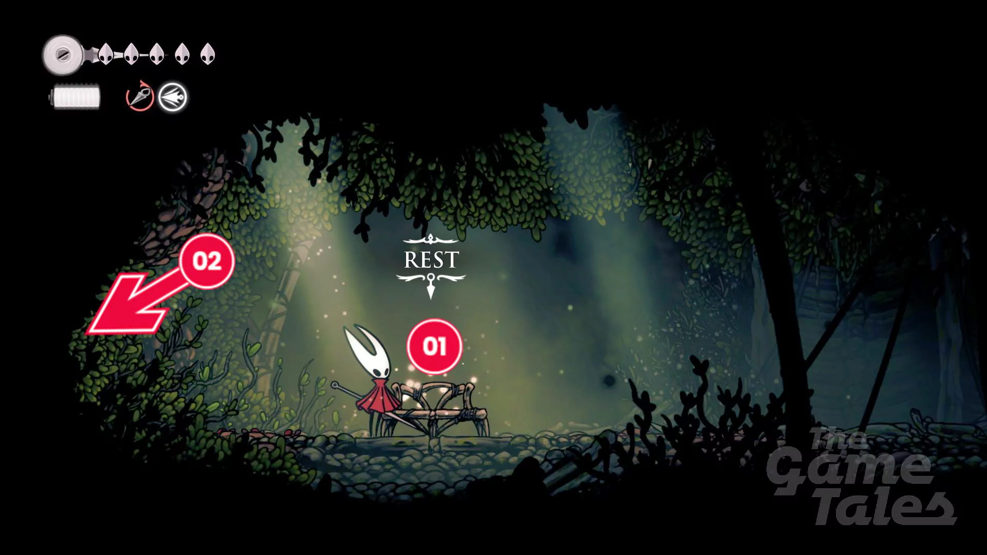 Ławka z pułapką w Hunter's March w Hollow Knight: Silksong - jak ją wyłączyć