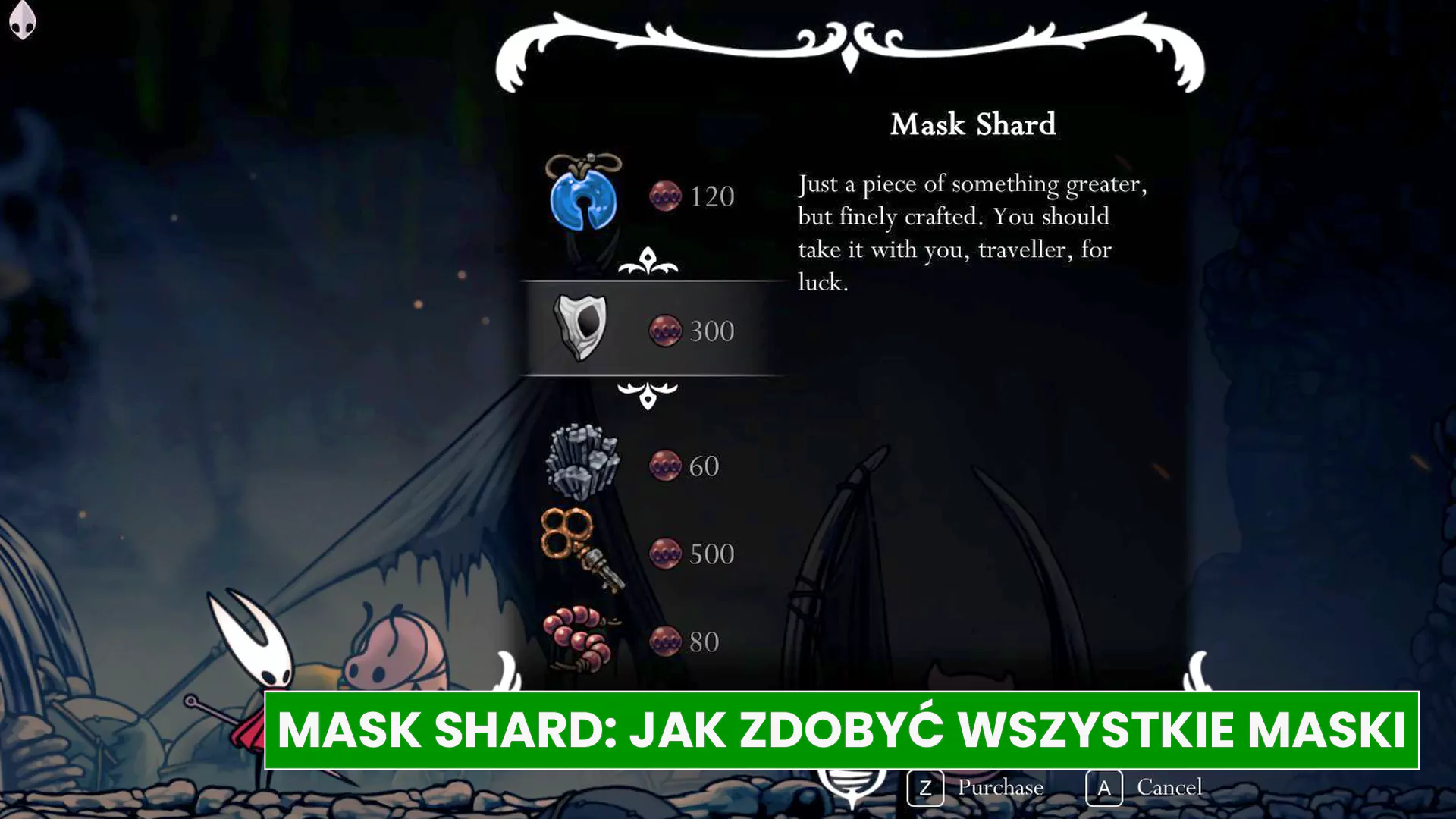 Hollow Knight: Silksong – mapa: Mask Shard, wszystkie maski