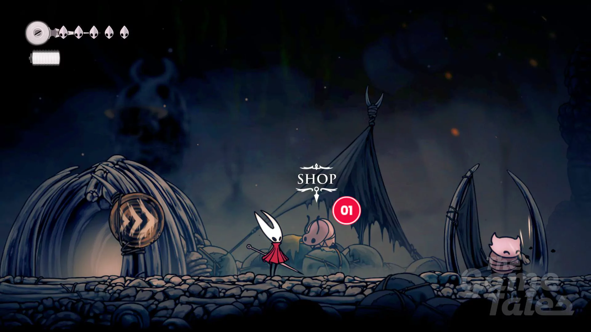 Sklep i handlarze w Hollow Knight: Silksong