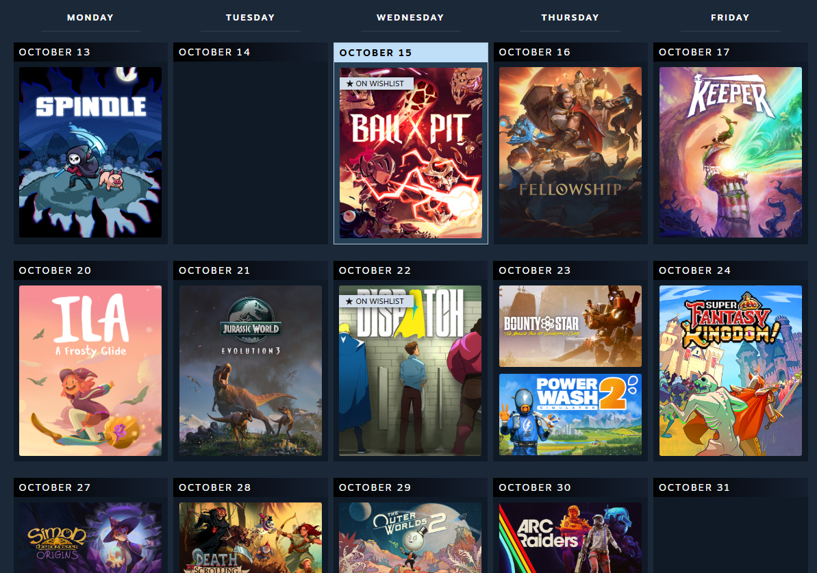 Kalendarz Osobisty na Steam - nowa funkcja w testach