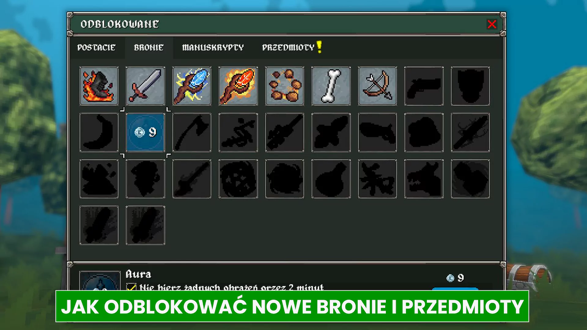 Megabonk – jak odblokować nowe bronie, umiejętności, przedmioty