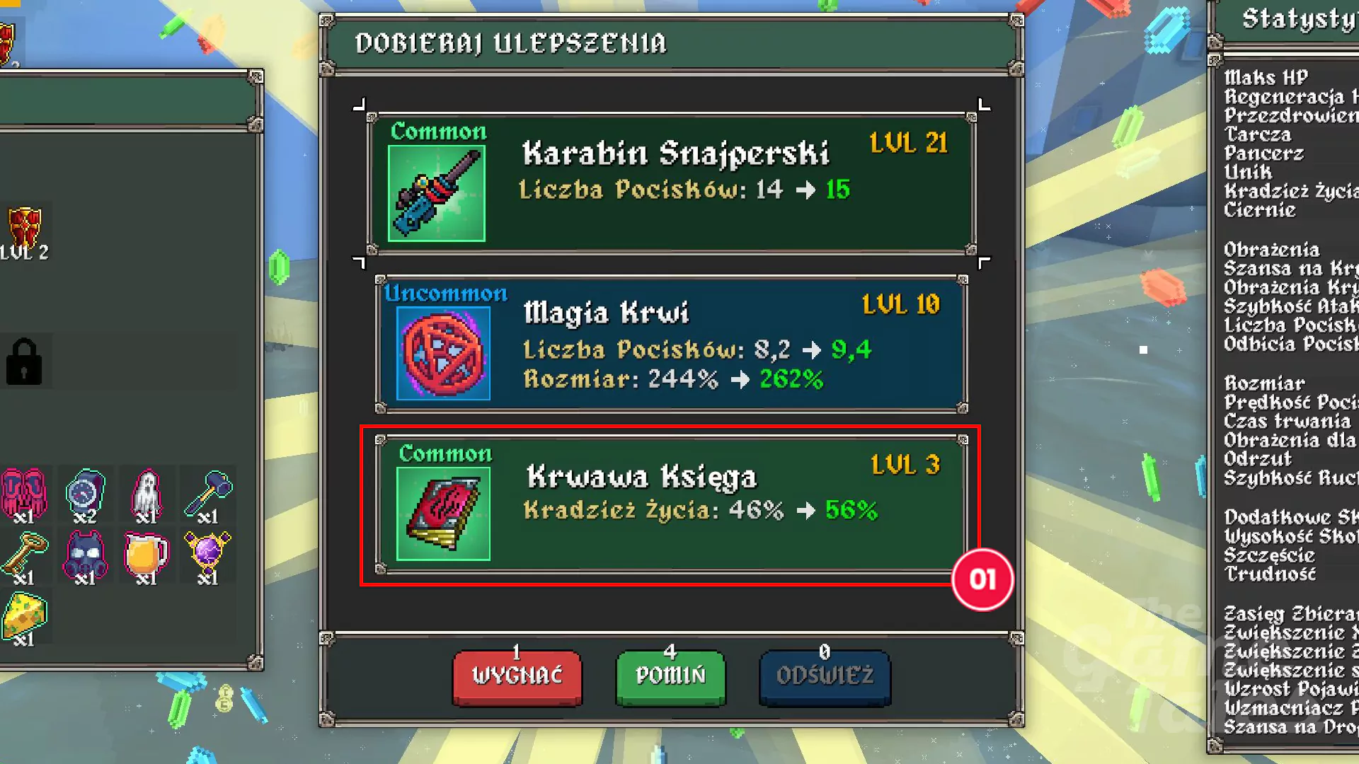 Jak działa kradzież życia (Life Steal) w Megabonk