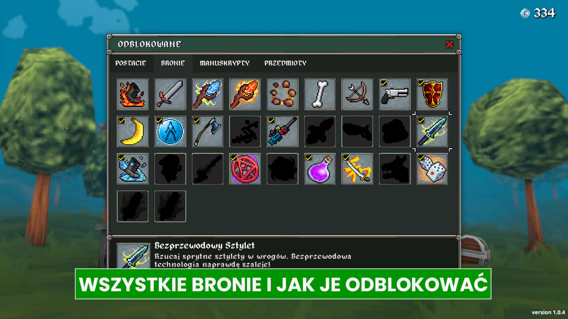Lista wszystkich broni w Megabonk, jak je odblokować i które są najlepsze