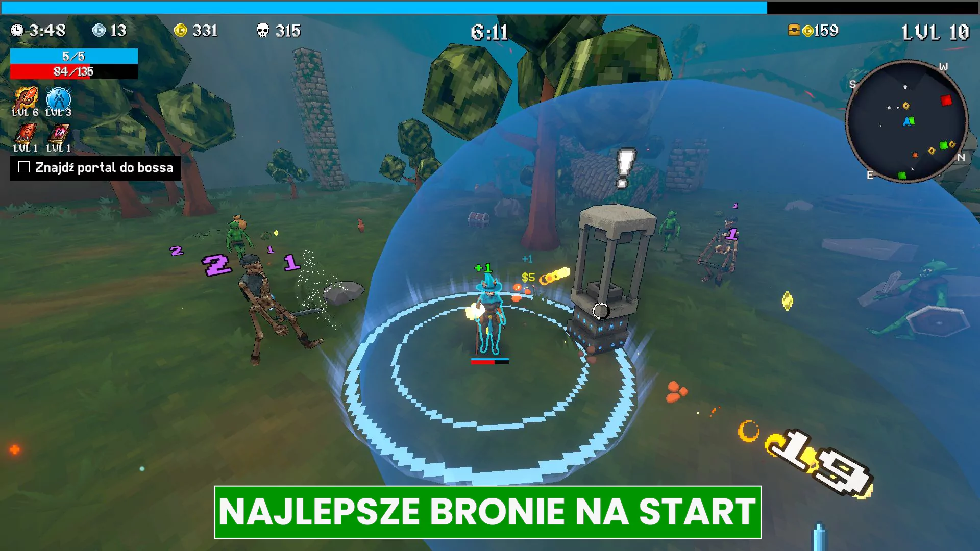 Megabonk – najlepsze bronie i umiejętności na start