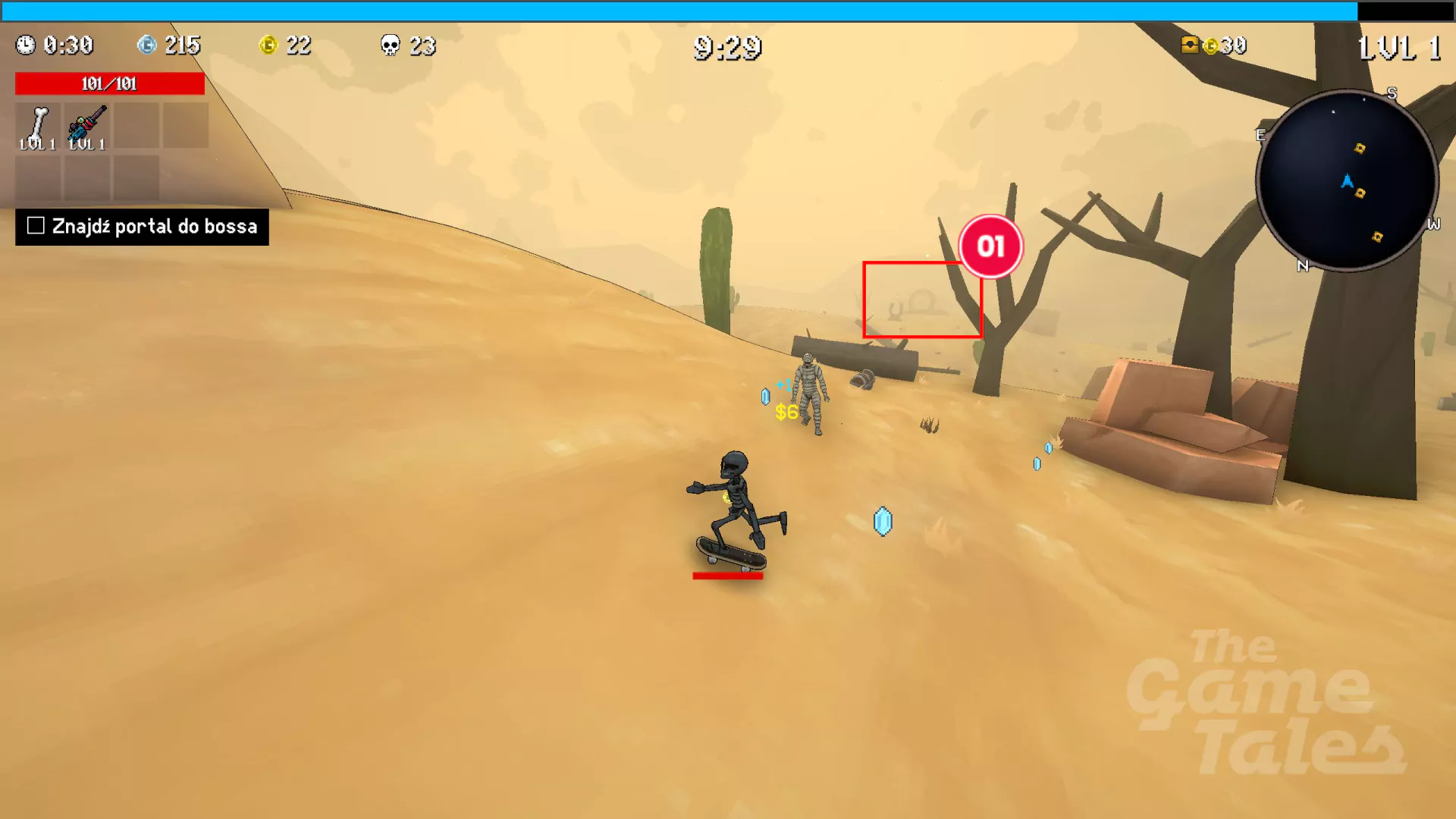 Jak znaleźć bossa na mapie Pustynia (Desert) w Megabonk i wykonać zadanie znajdź portal do bossa