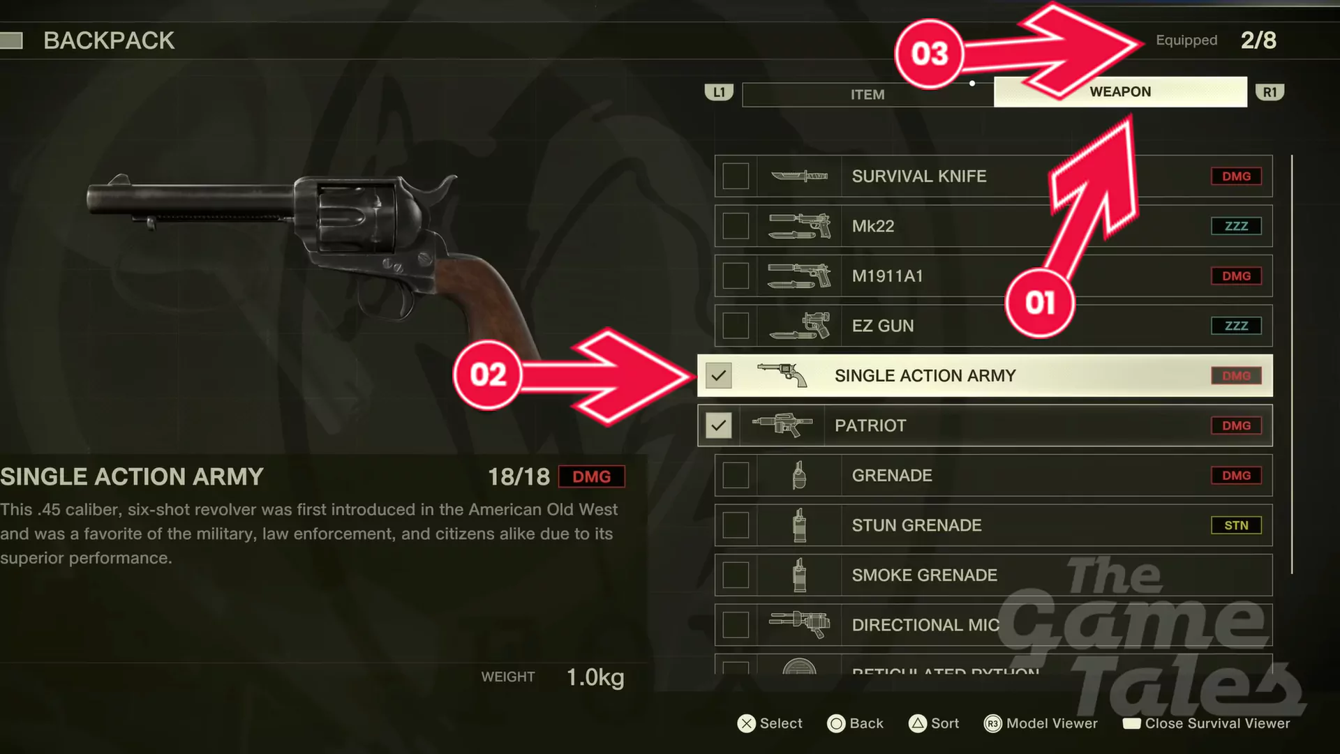 Jak zmienić broń w Metal Gear Solid Delta: Snake Eater