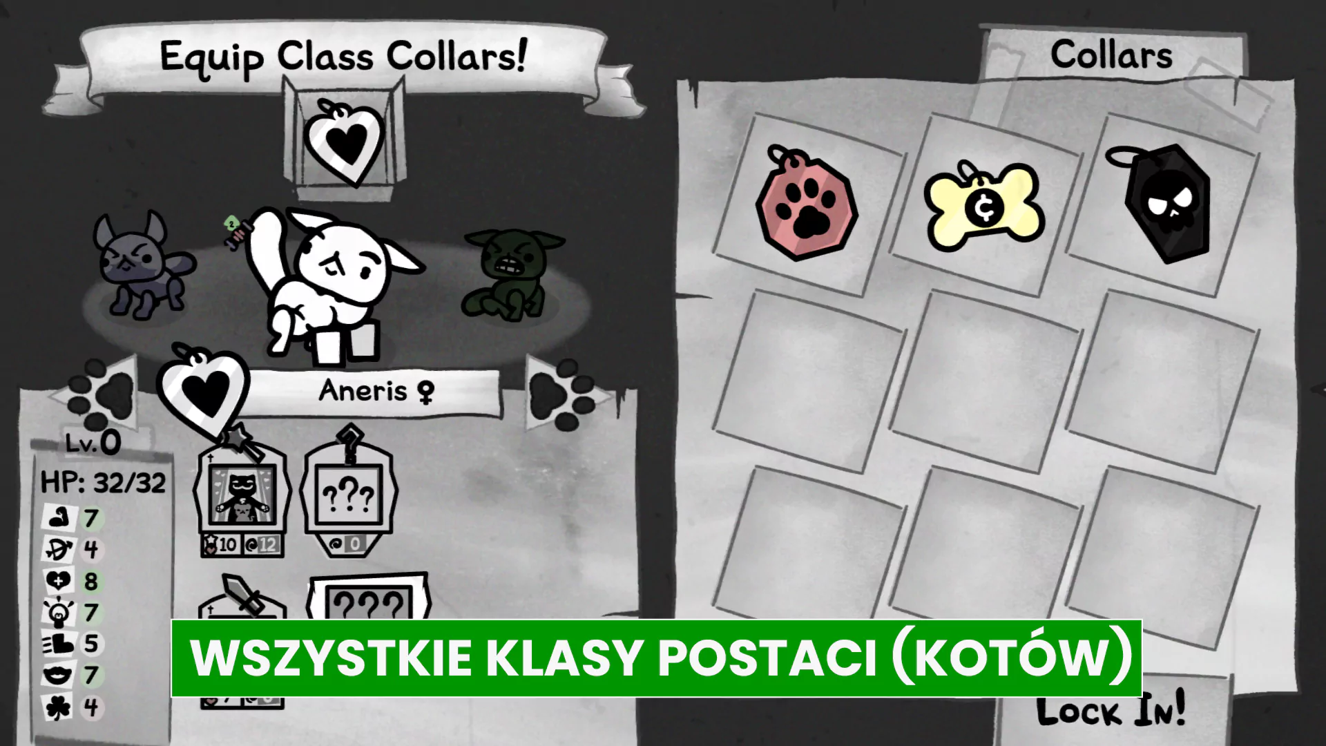 Mewgenics – klasy kotów: lista wszystkich klas i jak je odblokować