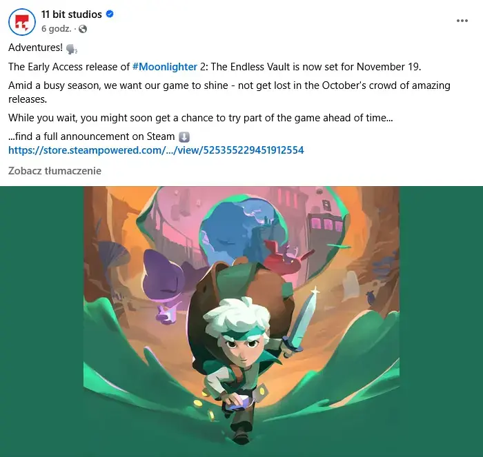 Moonlighter 2 opóźnione - premiera przeniesiona na listopad!