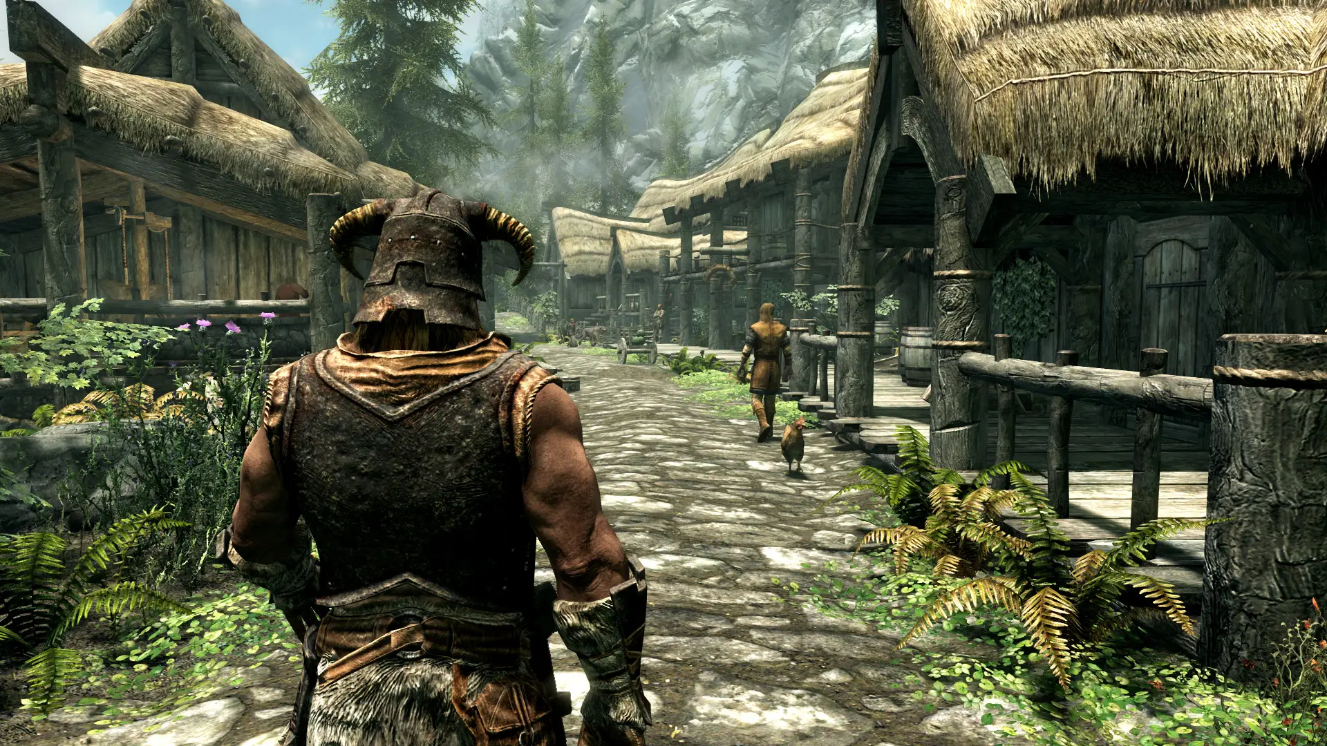 Ujęcie z gry The Elder Scrolls V: Skyrim.