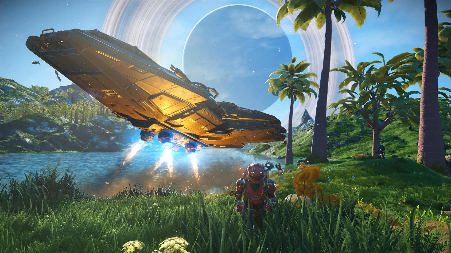 No Man’s Sky aktualizacja Voyagers z ogromnymi statkami wieloosobowymi