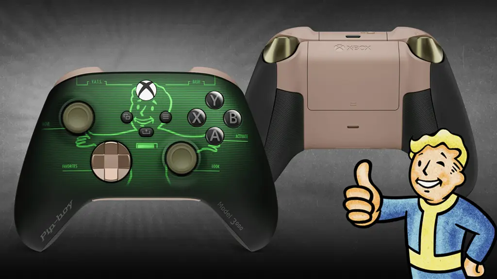Nowe kontrolery Xbox z motywem Fallout — Pip-Boy trafia na pad