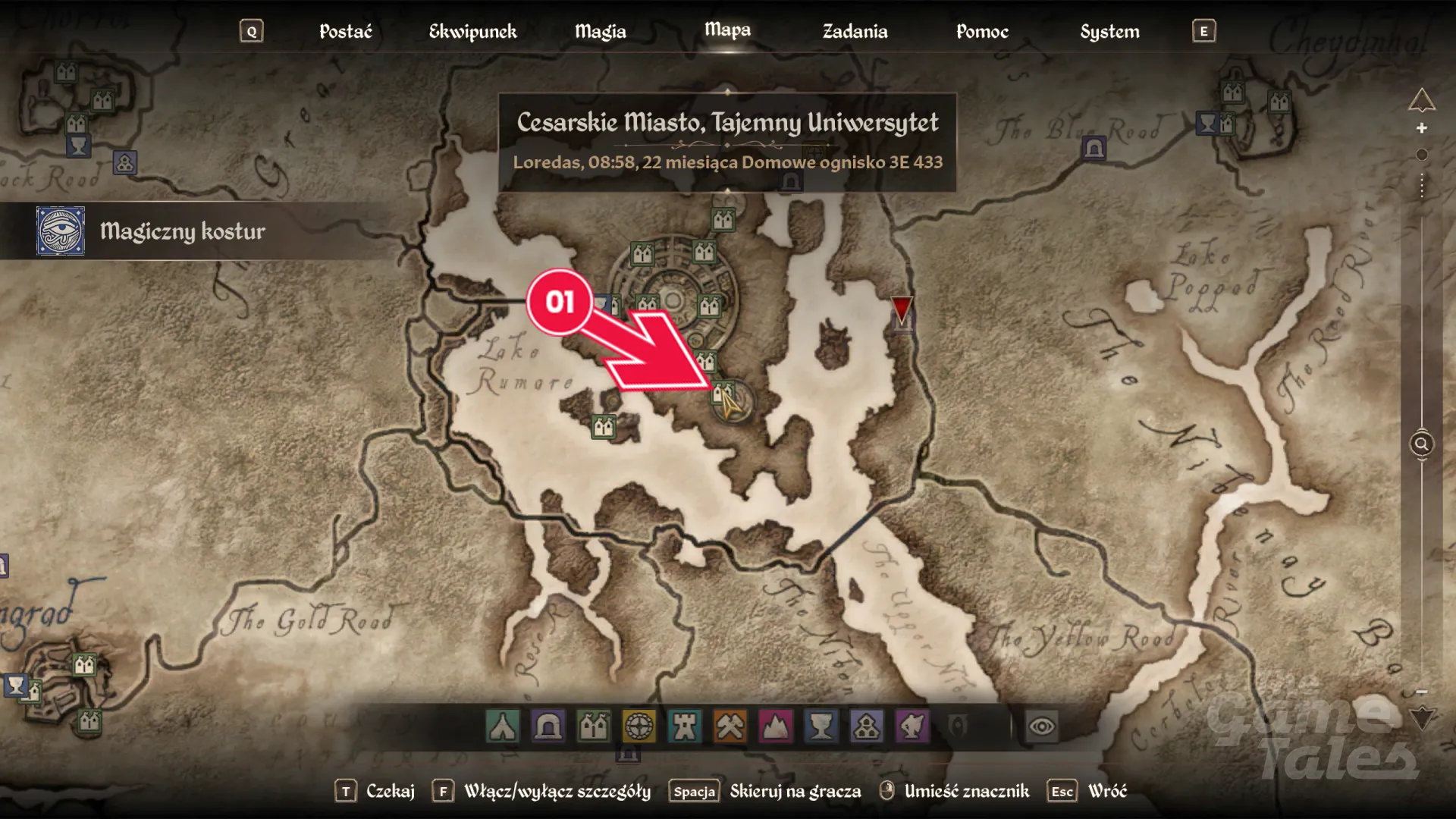 Oblivion Remastered magiczny kostur