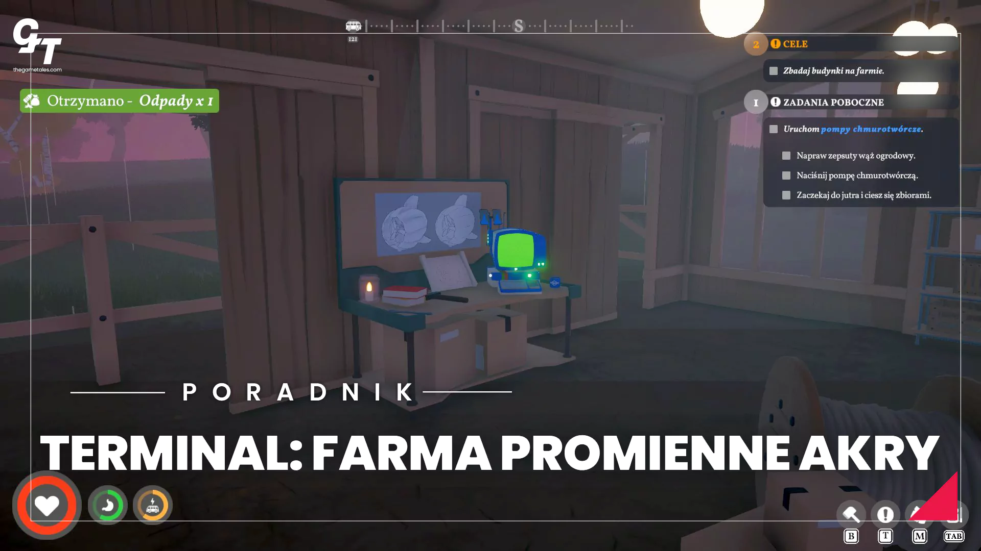 Jak otworzyć terminal w Farma Promienne Akry w Outbound
