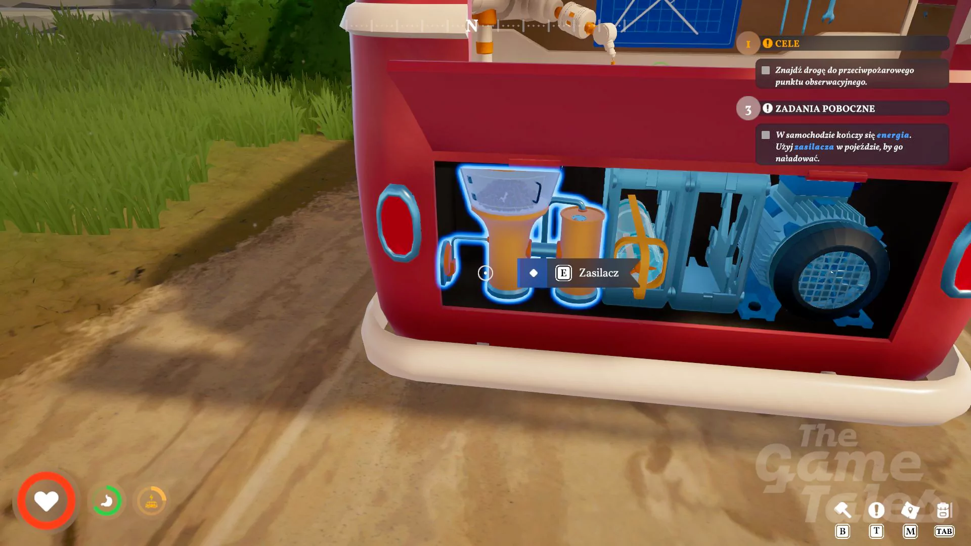 Jak naładować akumulator samochodu w Outbound - ładowanie baterii, panele słoneczne, wiatraki