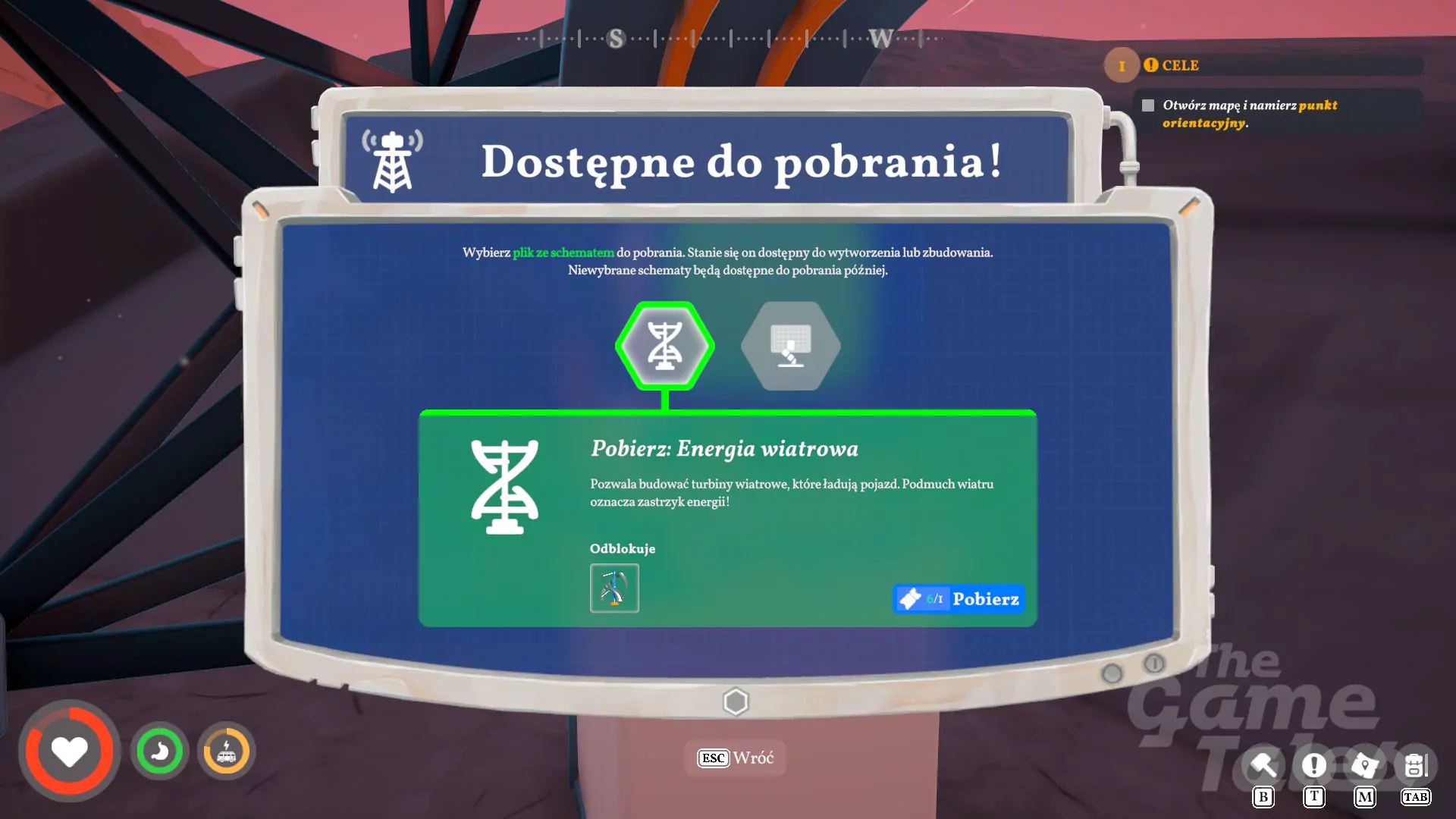 Jak naładować akumulator samochodu w Outbound - ładowanie baterii, panele słoneczne, wiatraki