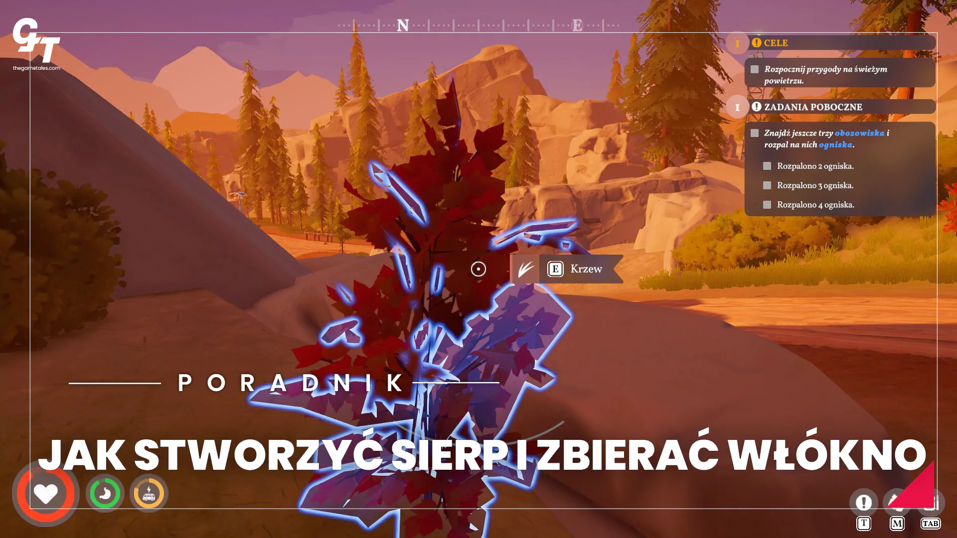 Jak stworzyć sierp w Outbound i zbierać włókno z krzewów