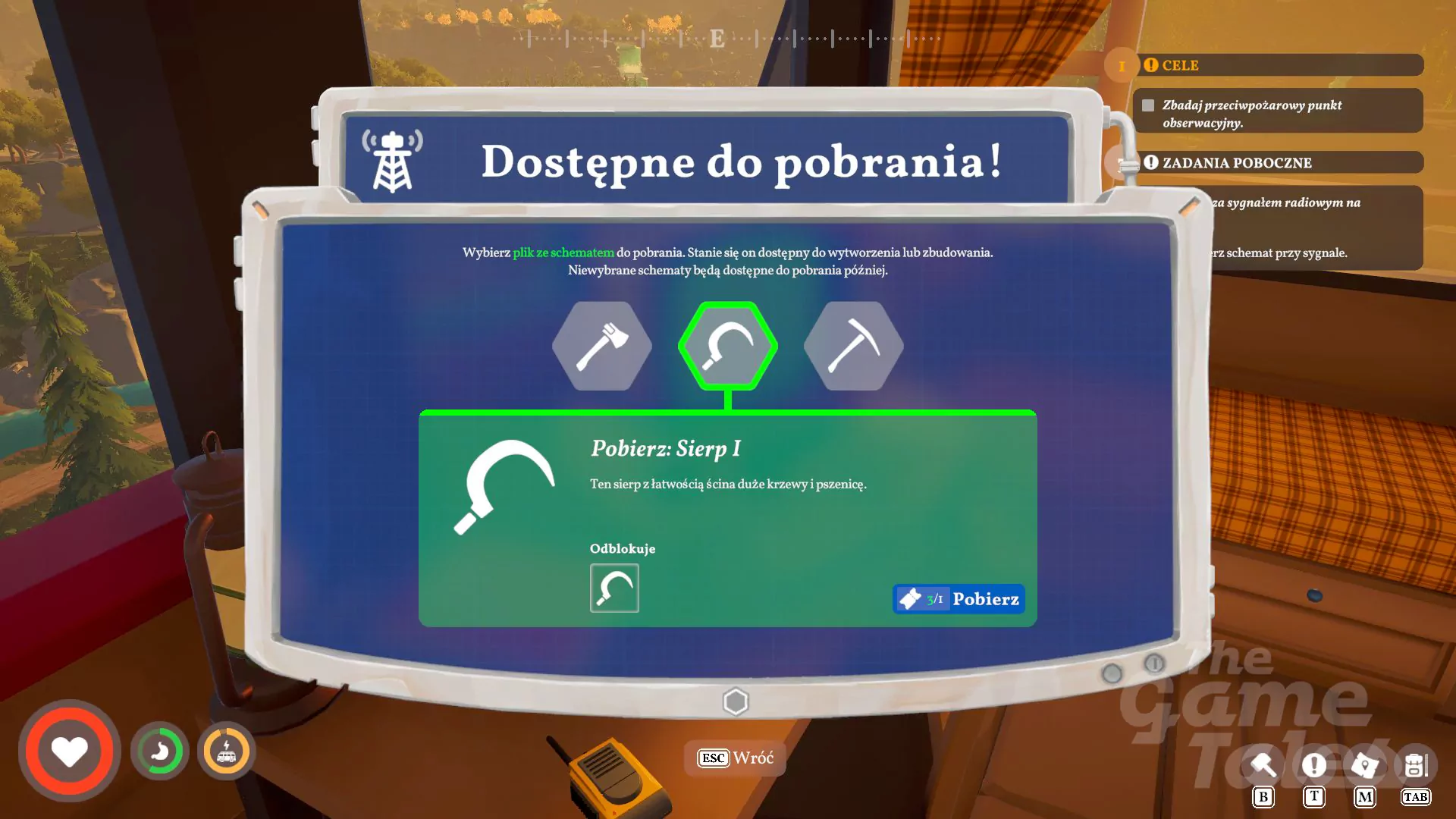 Jak stworzyć sierp w Outbound i zbierać włókno z krzewów