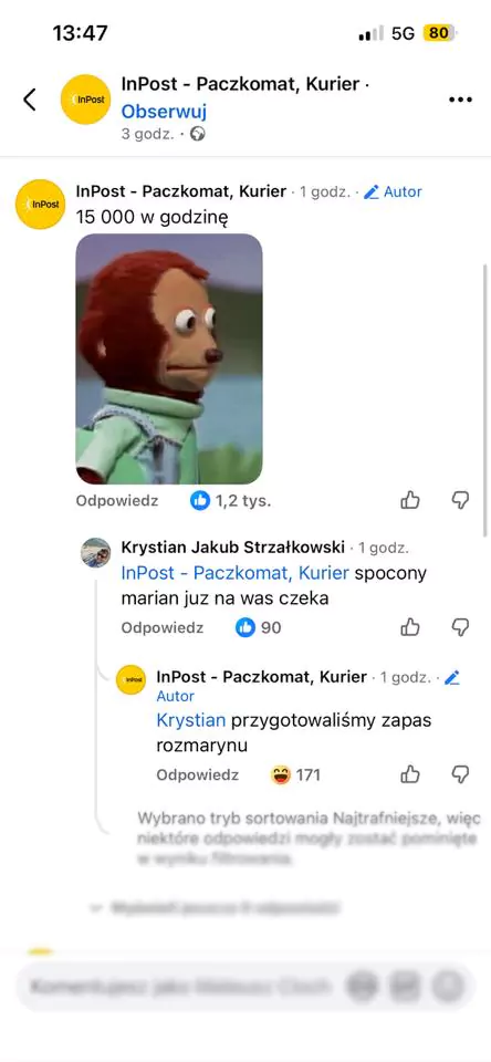 Paczkomat Inpost imienia Wulgarnego Gracza - viralowa akcja, która rozsławiła Grzymalin