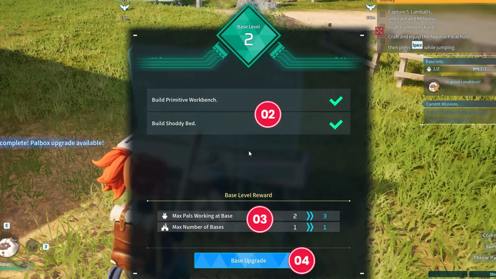 Jak ulepszyć bazę (palbox) w grze Palworld.