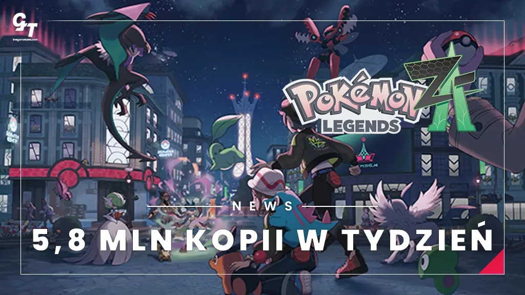 Pomimo krytyki graczy, Pokémon Legends: Z-A sprzedaje się świetnie – 5,8 mln kopii w tydzień