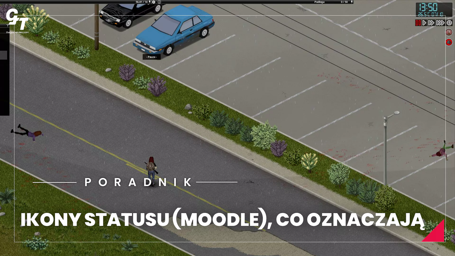 Project Zomboid – co oznaczają ikony i statusy, moodles
