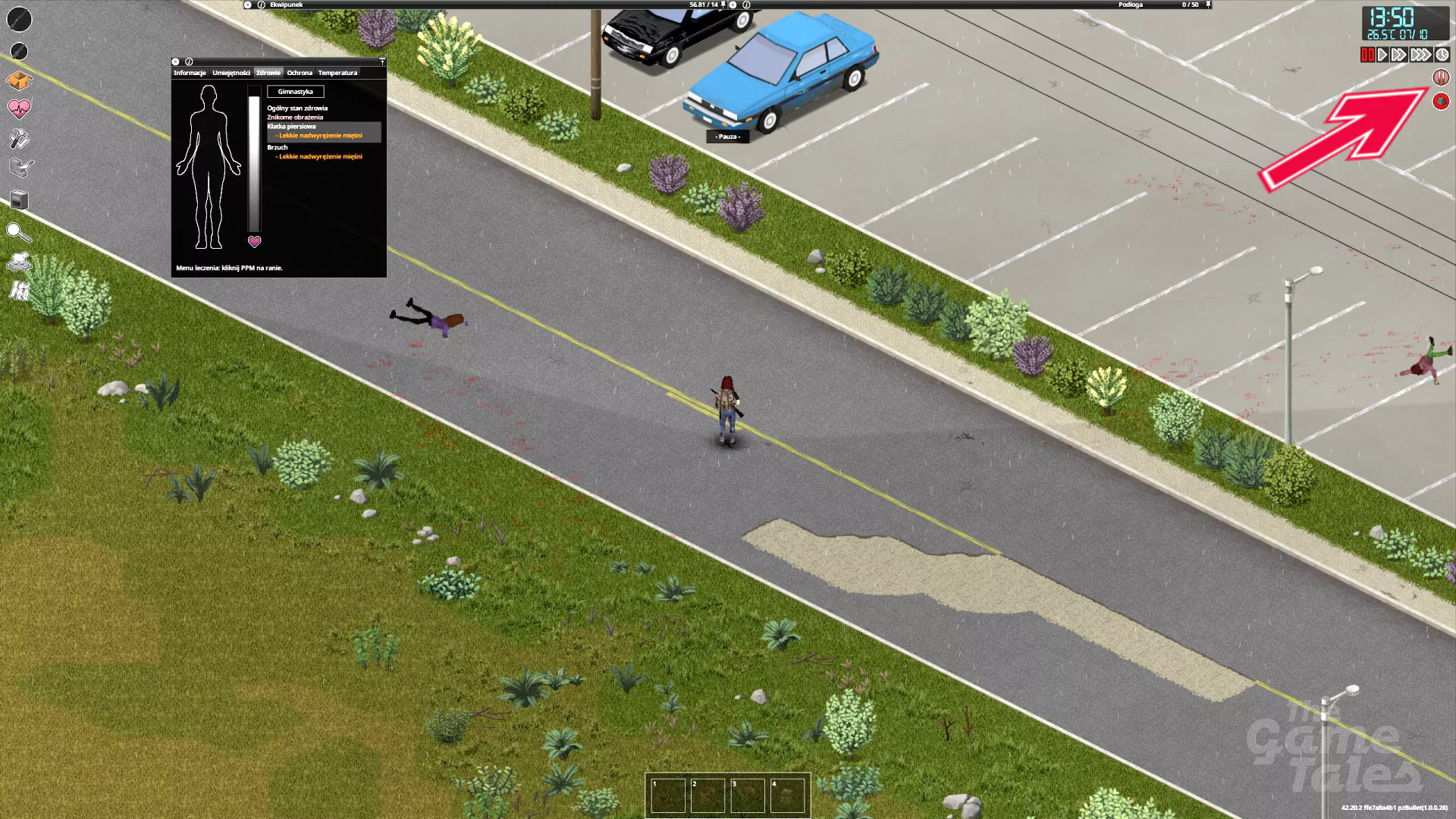 Co w Project Zomboid oznaczają ikony statusu przy prawej krawędzi ekranu (moodle), na które zwracać uwagę