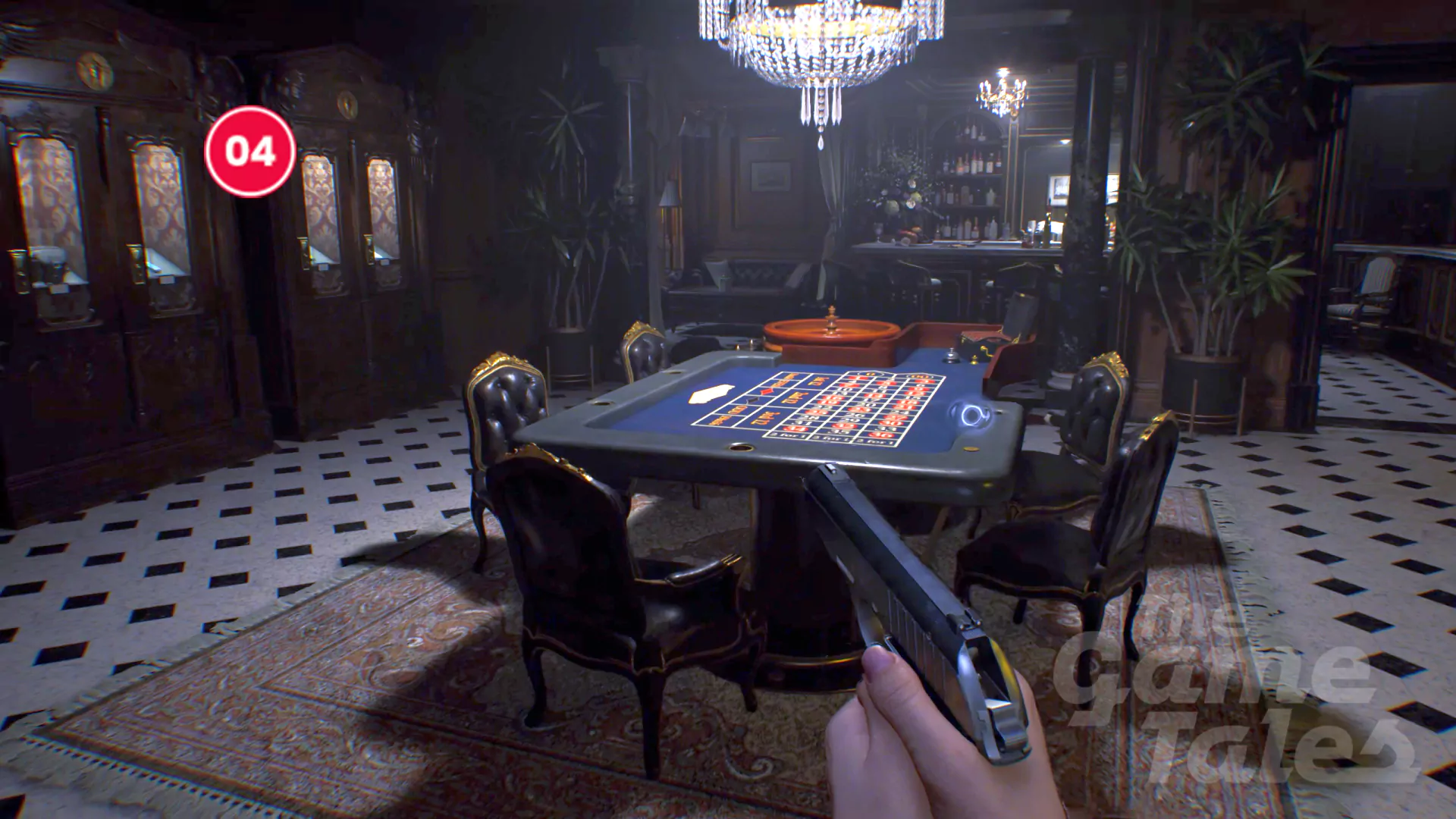 Resident Evil Requiem Strefa Relaksu - jak wejść, czerwony klejnot
