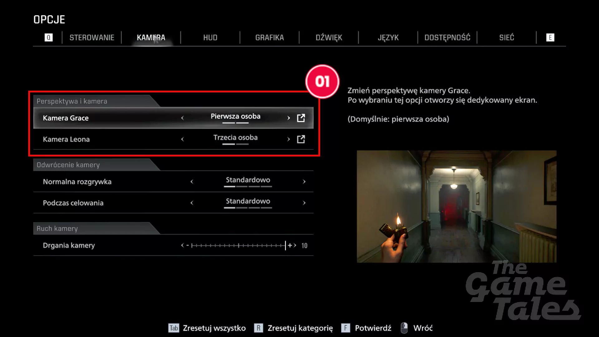 Jak zmienić kamerę w Resident Evil Requiem i czym różni się widok pierwszoosobowy od trzecioosobowego