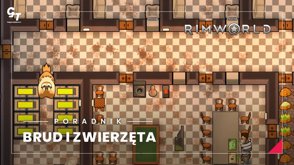 RimWorld – brud i zwierzęta – co zrobić aby zwierzęta nie brudziły w bazie
